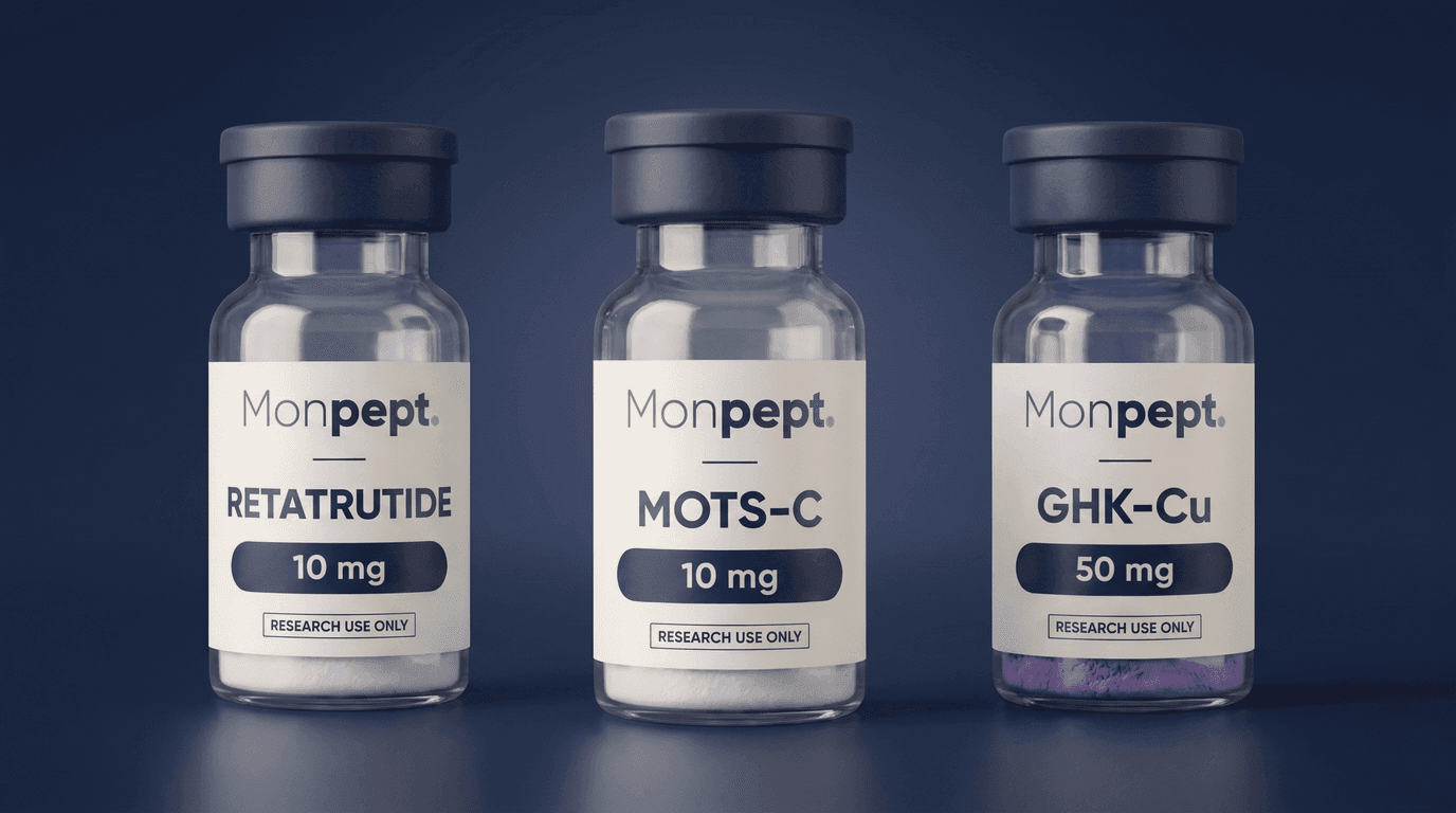 The Accelerator Stack — Reta · MOTS-C · GHK-Cu