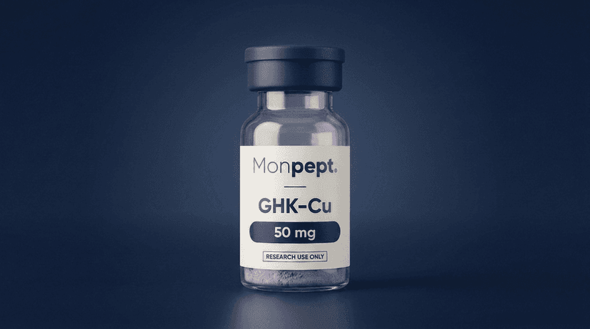 Flacon de recherche monpept — GHK-Cu (Copper Peptide)